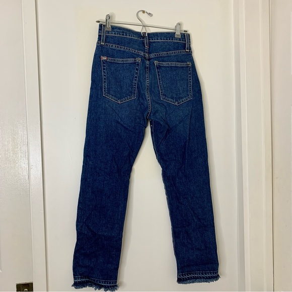 NWT Alice + Oliva Amazing Homebound High Rise Studded Girlfriend Jeans size 26 - Picture 6 of 10
